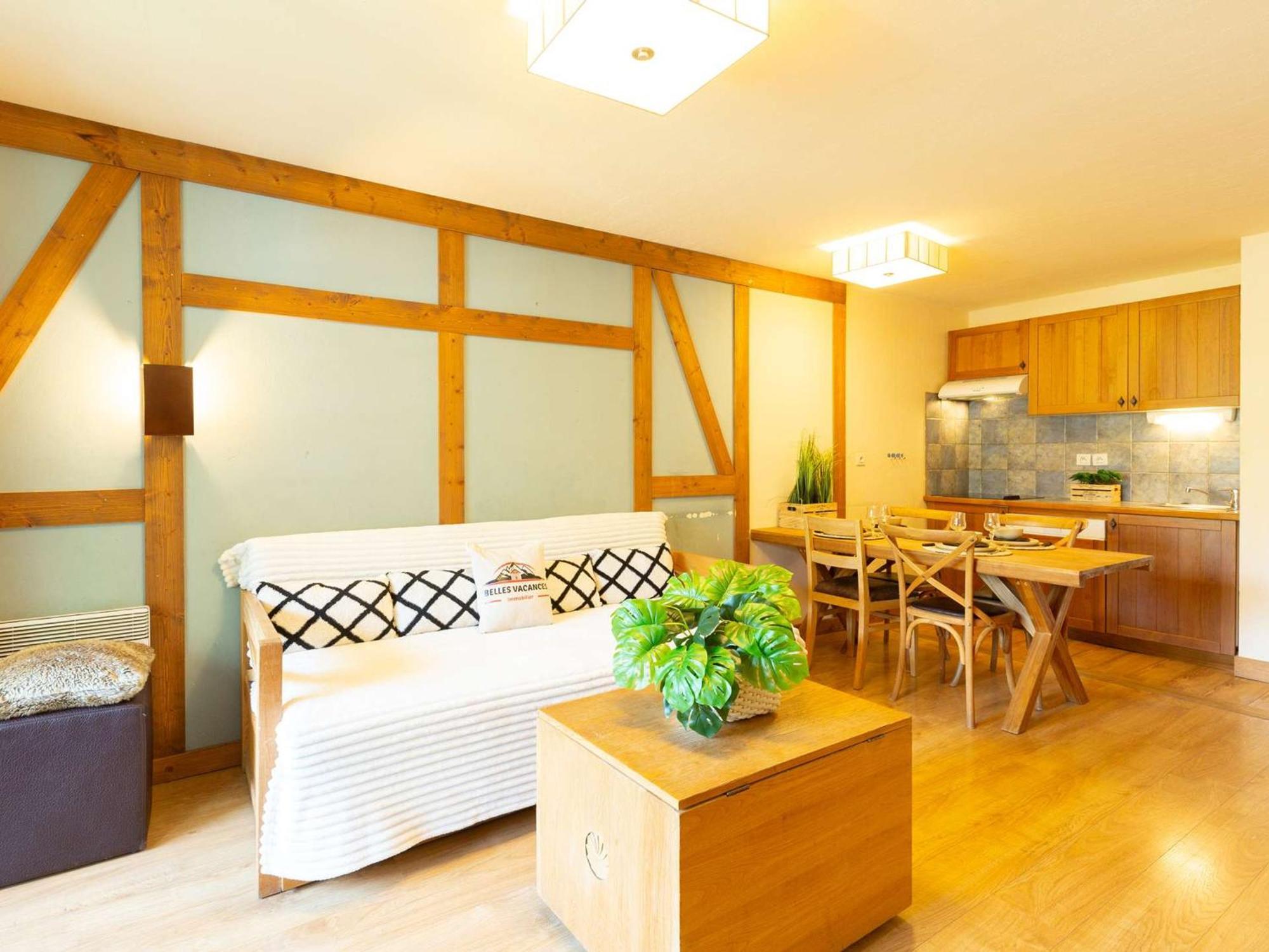 Appartement 10 Pers Avec Piscine, Sauna Et Parking En Centre-Ville De Saint-Lary-Soulan - Fr-1-296-394 المظهر الخارجي الصورة