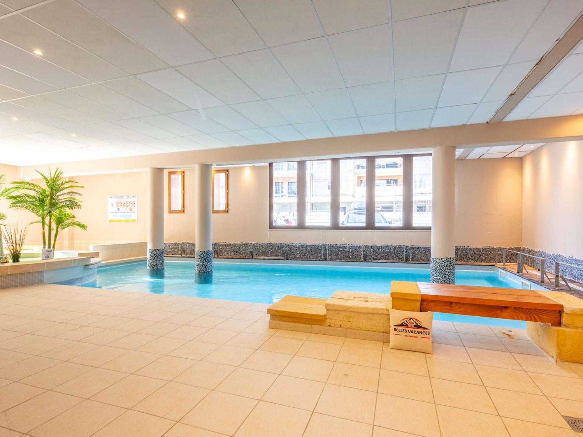 Appartement 10 Pers Avec Piscine, Sauna Et Parking En Centre-Ville De Saint-Lary-Soulan - Fr-1-296-394 المظهر الخارجي الصورة